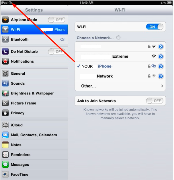 607x627 How To Tether Your Ipad To A Wi Fi Hotspot