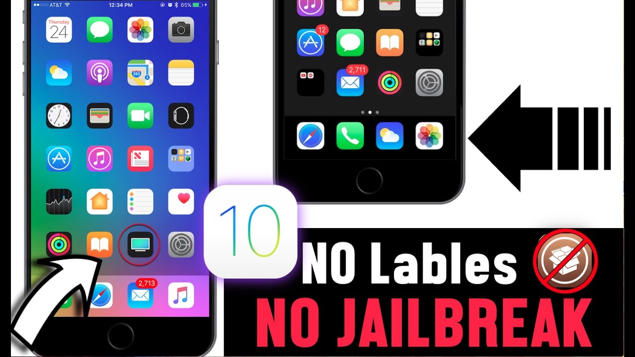 1280x720 How To Remove Icon Labels Iphone Hacks No Jailbreak Ios