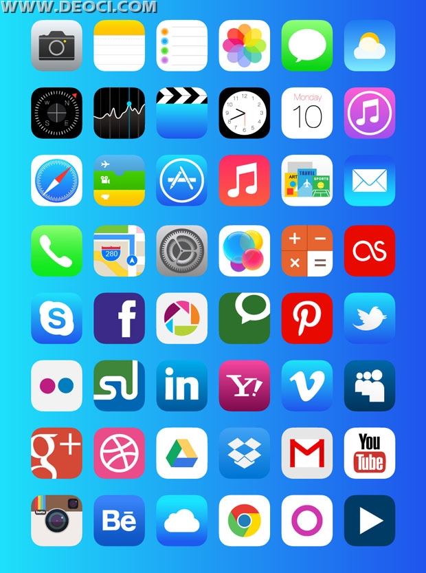 no appicon tab