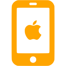 Orange Iphone Icon 256x256 Orange Iphone Icon