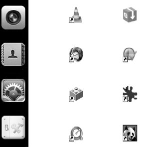 295x295 Example For Icon List On A Mobile Phone