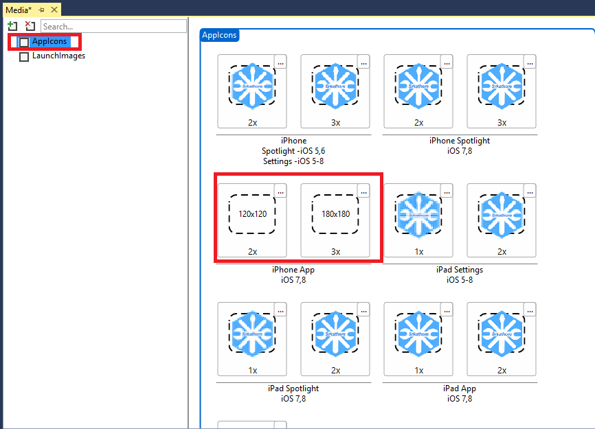 866x625 Configure App Icons In Xamarin Forms App