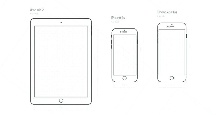 750x400 App Template Illustrator Ios Icon Iphone