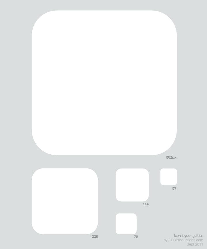 718x865 Apple App Icon Template