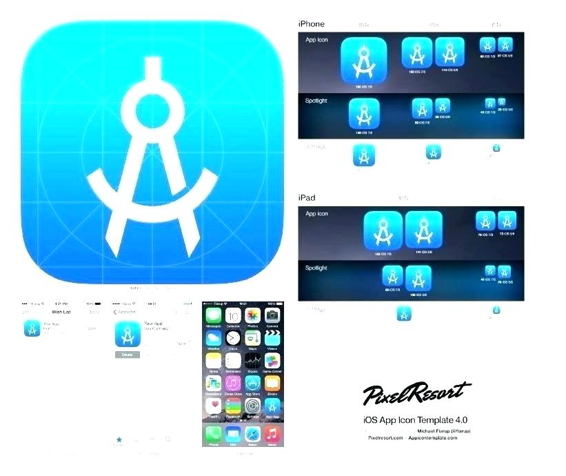 821x690 Iphone App Photoshop Template
