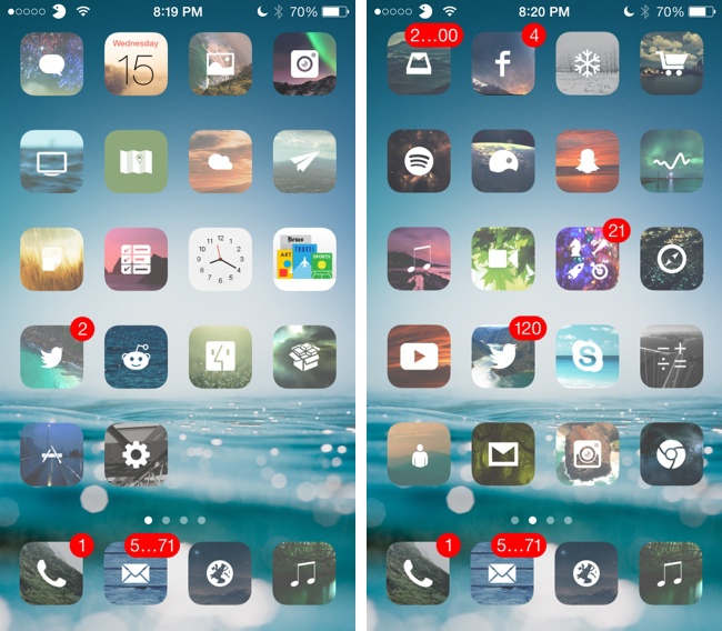 650x568 M'flat One Of The Best Ios Themes