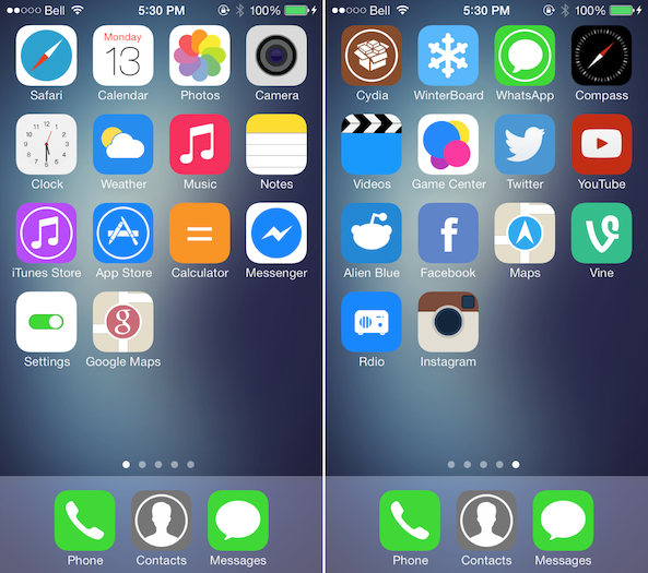 593x525 The Best Winterboard Themes For Ios