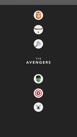 324x576 The Avengers Icons Iphone Se Wallpaper