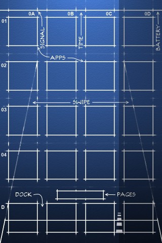320x480 Blueprint Icon Tiles Iphone Wallpaper Hd
