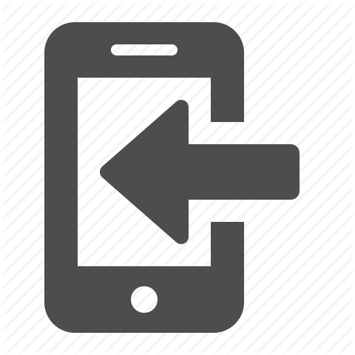 Iphone Icon With Lock And Arrow