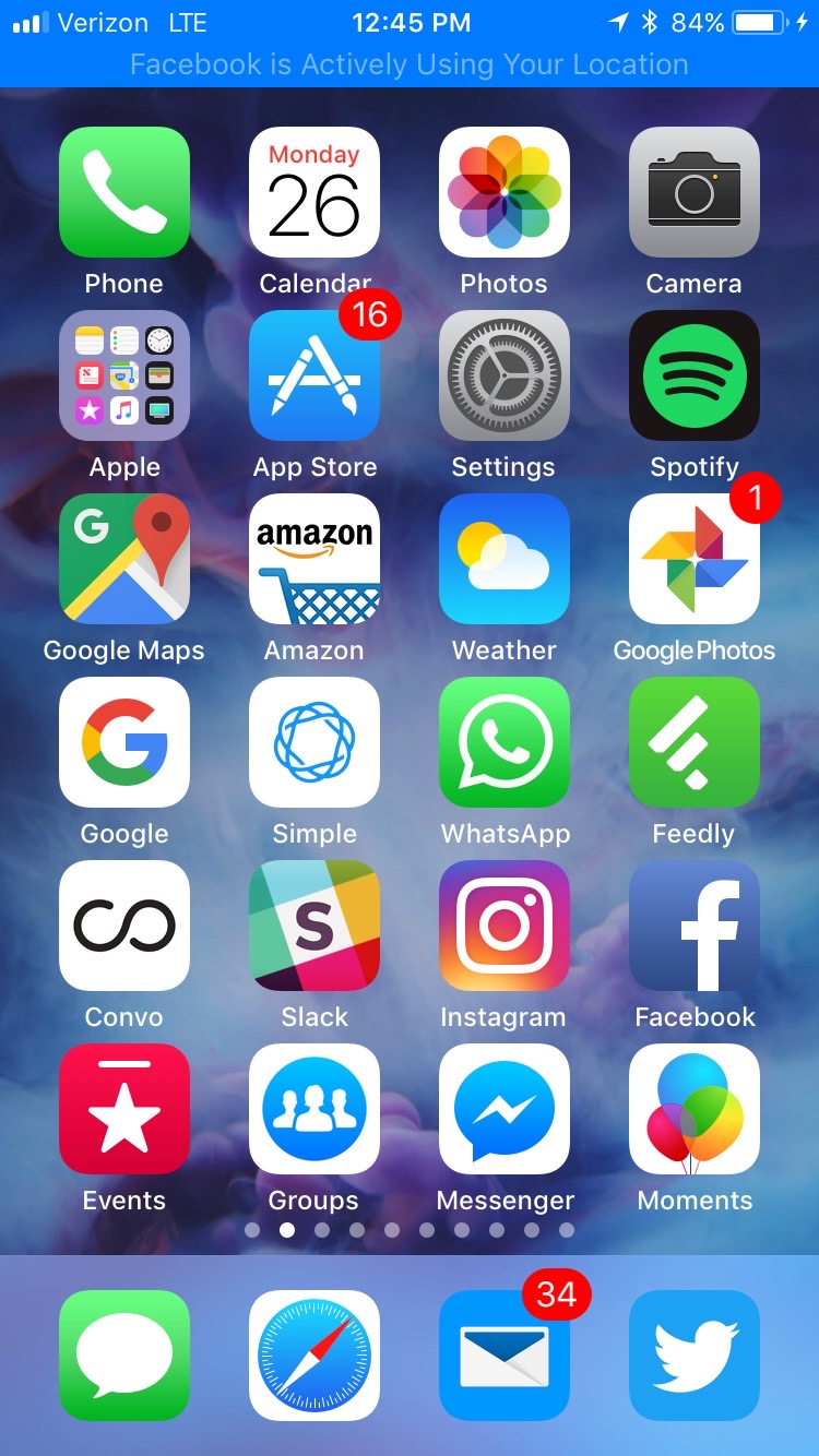 750x1334 Ios Blue Bar Will Shame Apps That Overzealously Access Your