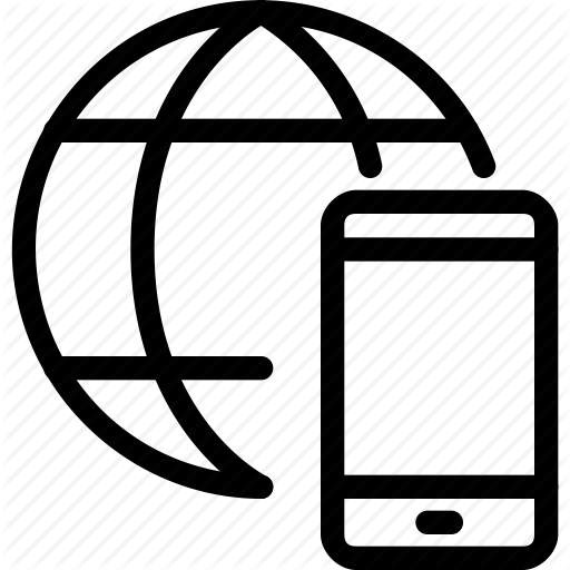 512x512 Internet, Iphone, Phone, Server, Smartphone, World, Icon