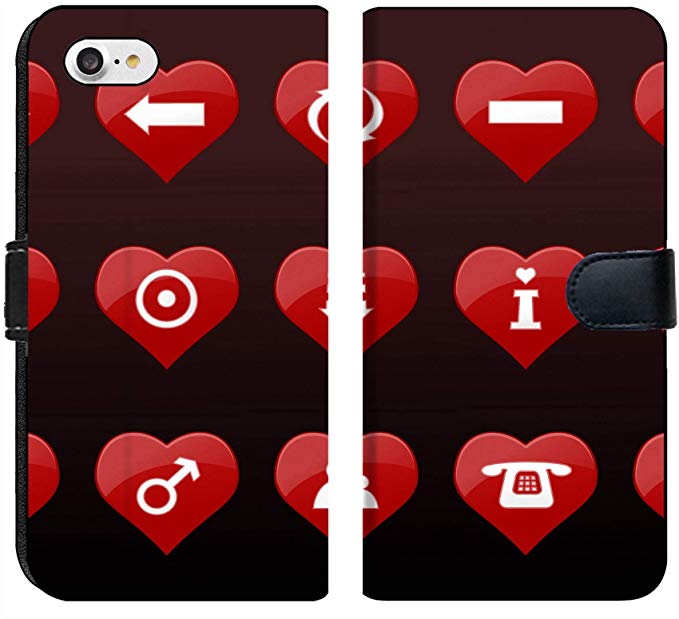 679x619 Apple Iphone Flip Fabric Wallet Case Image Of Sign