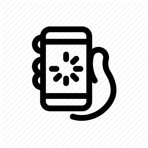 512x512 Cellphone, Communications, Hand, Iphone, Loading, Mobile