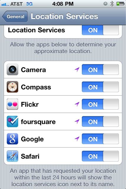 427x640 Ios Tip Iphone Location Services Icon The Gamer With Kids
