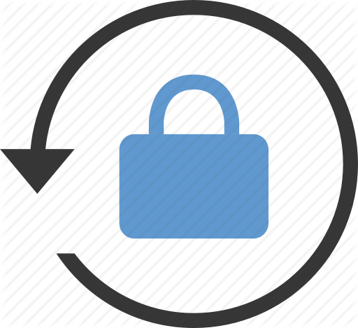 512x469 Arrow, Circle, Lock, Rotation Icon