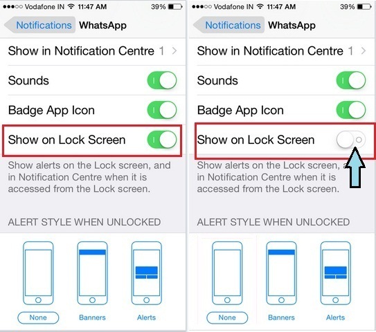 543x480 How To Hide Whatsapp Message On Iphone Lock Screen