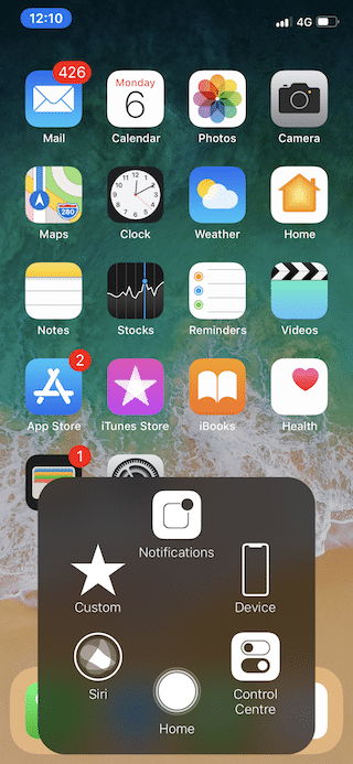 320x693 How To Get A Virtual Home Button On Iphone X In Simple Steps