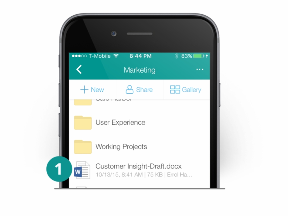 920x690 To Share A File, Jane Taps The Icon, And A Menu