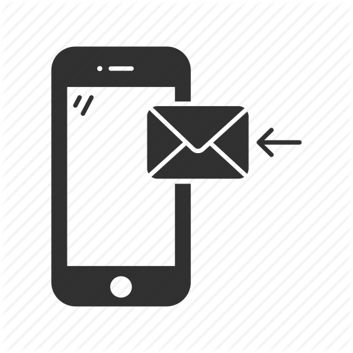 512x512 Iphone, Message, Phone, Receive Message Icon