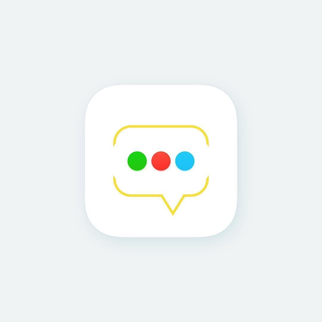 iphone message icon vector