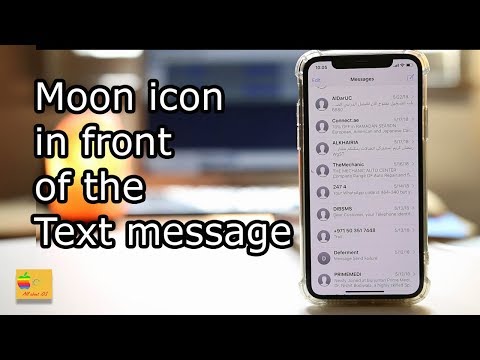 480x360 Moon Icon On The Side Of Text Message