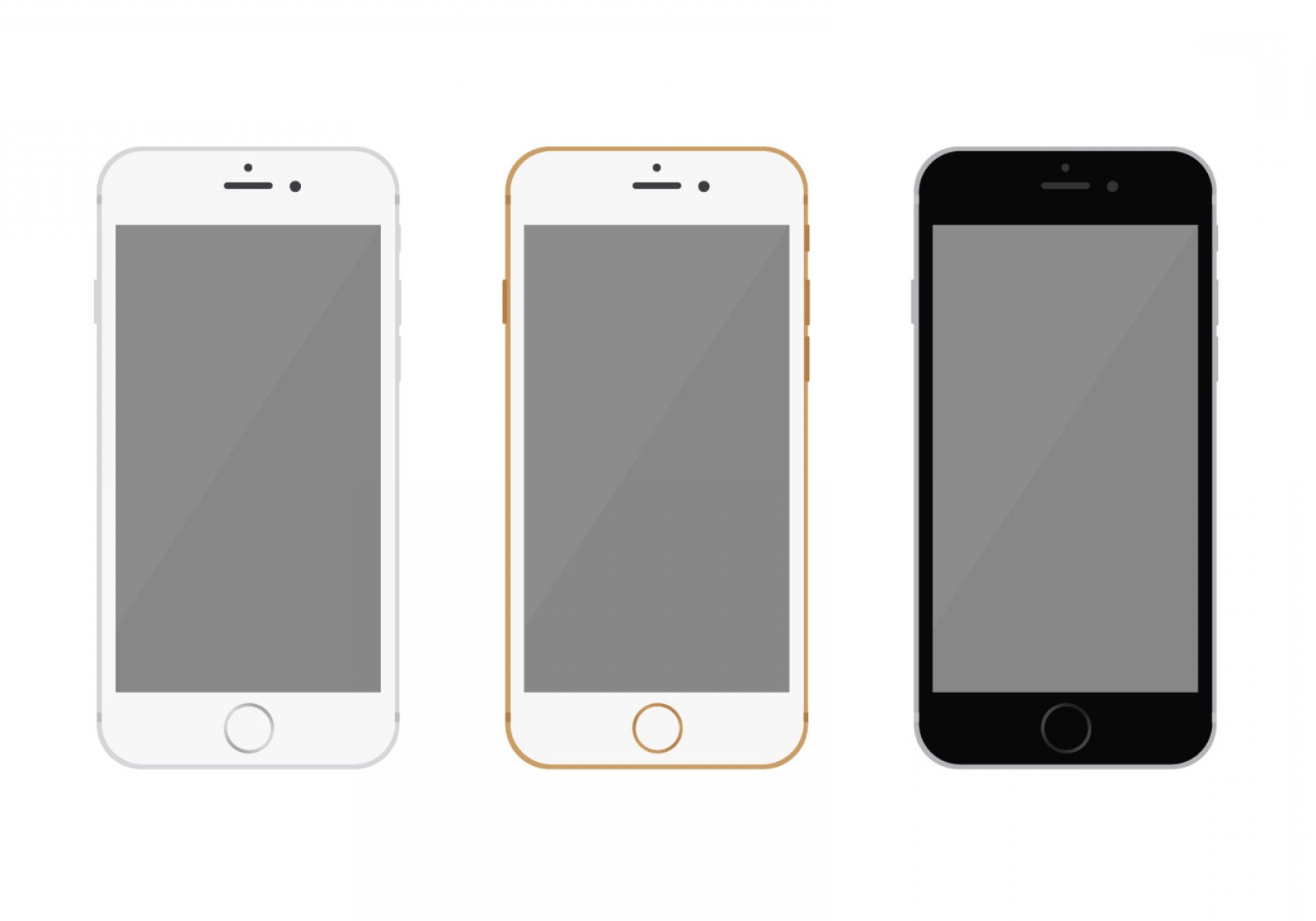 1680x1176 Free Flat Iphone Vector Studiogrfx
