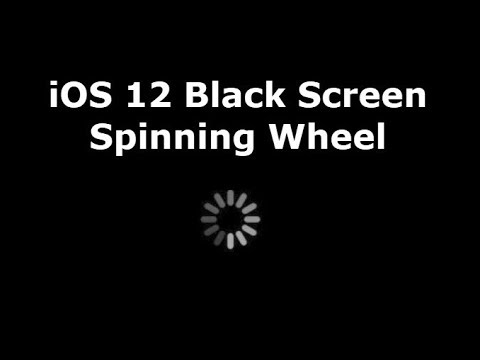 480x360 Ios Black Screen Spinning Wheel