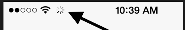 639x105 Constant Spinning Wheel In The Status Bar On Iphone Issue, Fix