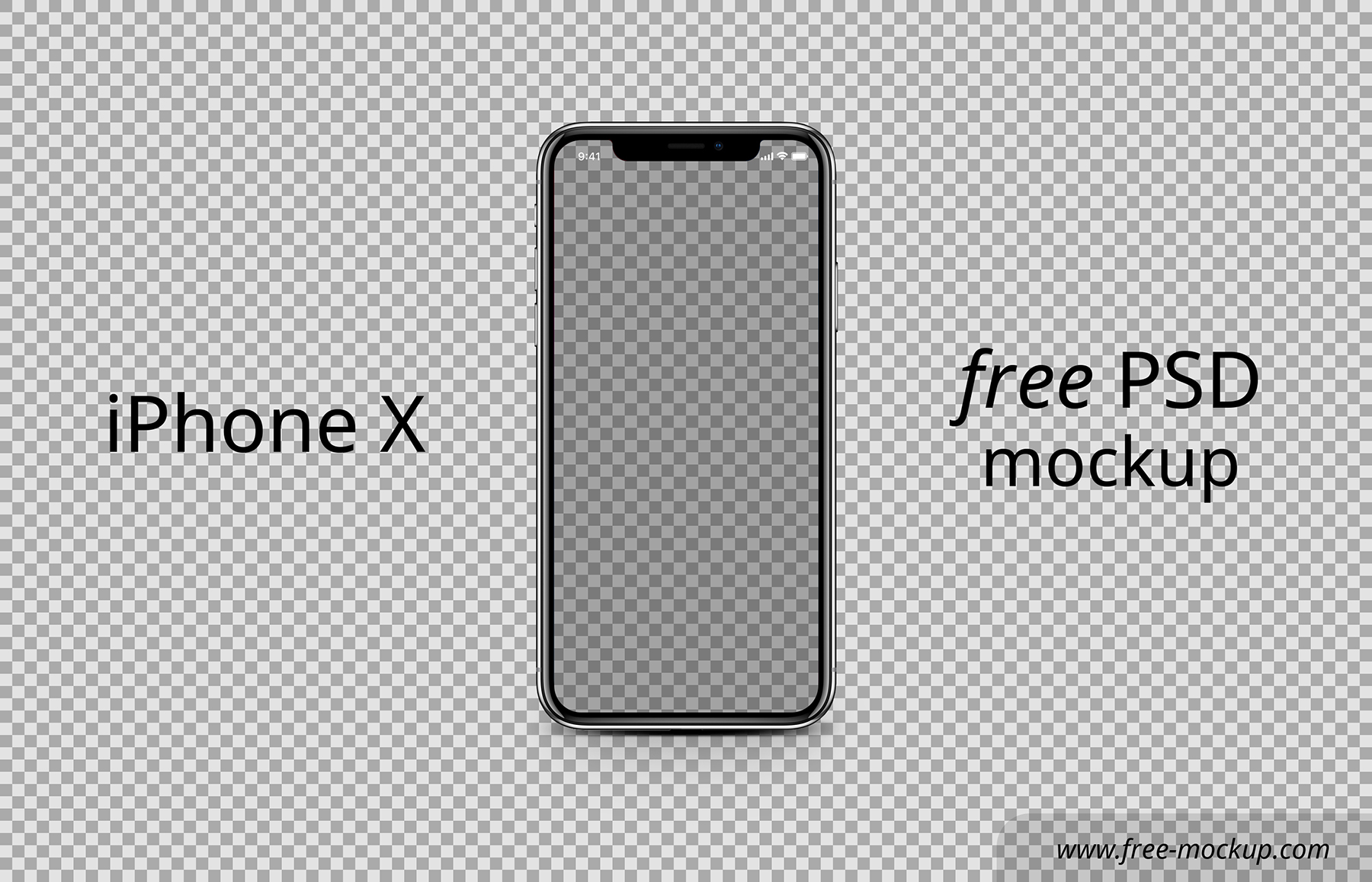 1800x1157 Iphone X With Status Bar Icons Free Mockup Free Mockup