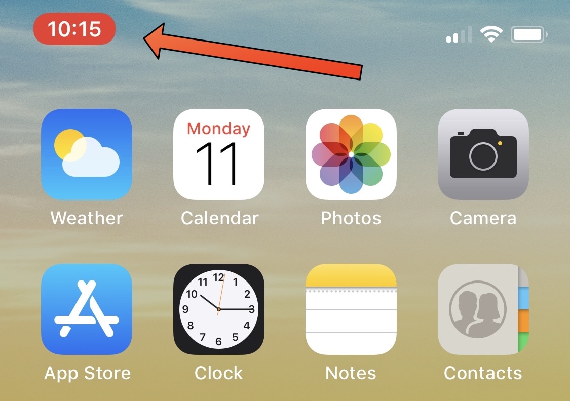 1125x792 Silentrecorder Hides The Red Status Bar Indicator During Active