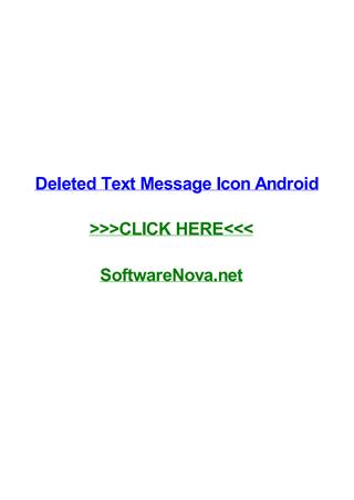 320x452 Deleted Text Message Icon Android