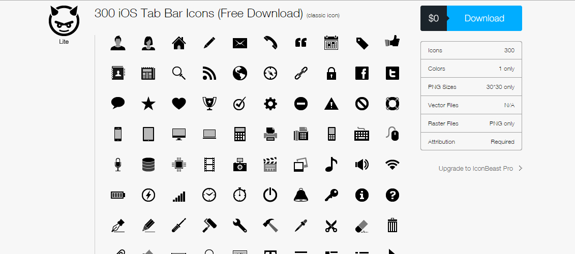 1131x500 Free Mobile Icons For App Developers