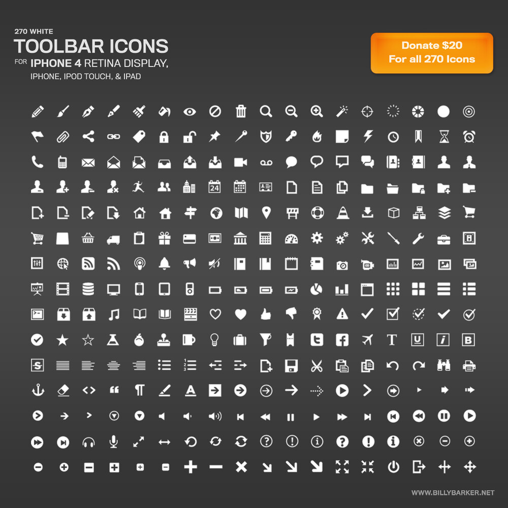 1000x1000 Toolbar Icons Iphone App Developer These Stunning