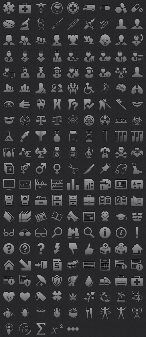 510x1176 App Tab Bar Medical Icons For Ios