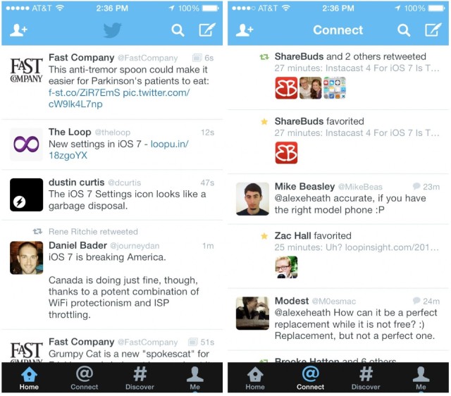 640x562 Twitter For Ios Released With New Design, Icon On Iphone