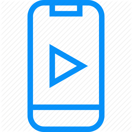 512x512 Blue, Cellphone, Iphone, Media, Music, Phone, Play, Playstart