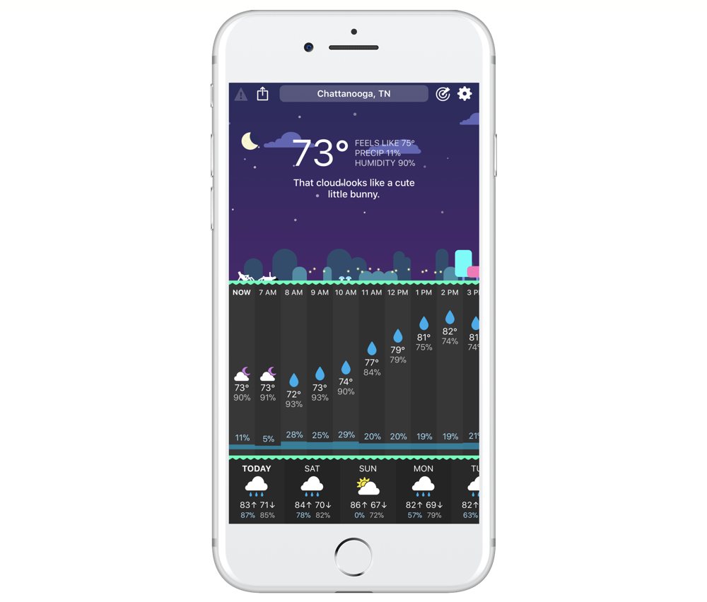1000x852 Best Weather App For Iphone Carrot Weather The Sweet Setup