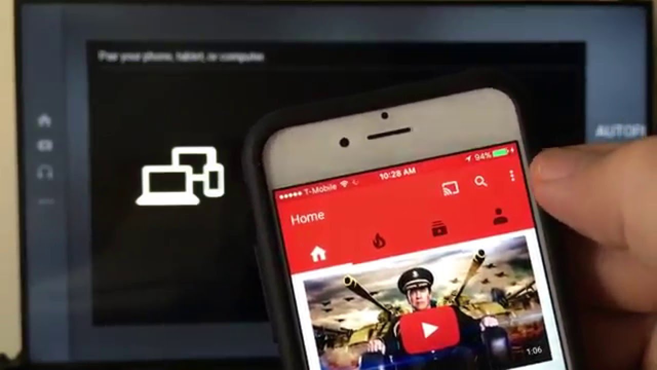 1280x720 All Iphones How To Cast Pair Youtube App To Smart Tv