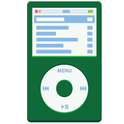 256x256 Ipod Flat Green Icon Download Flat Icons Iconspedia