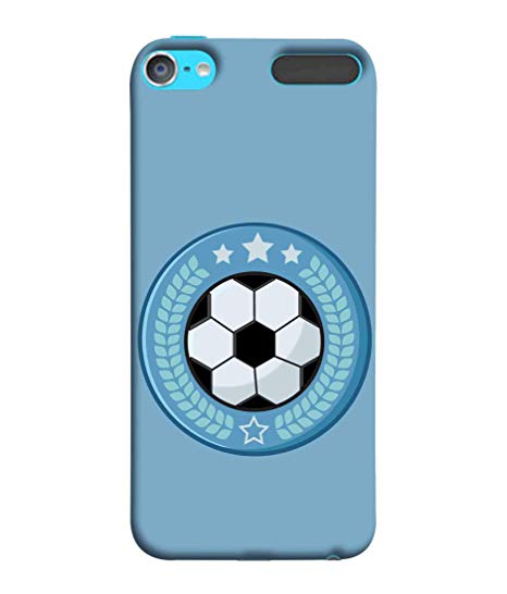 466x546 Printfidaa Soccer Ball Icon Blue Football Hard Printed