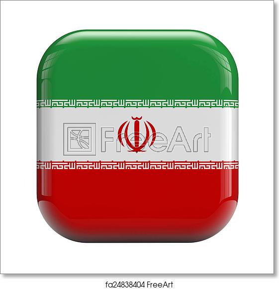561x581 Free Art Print Of Iran Iranian Flag Isolated Symbol Icon