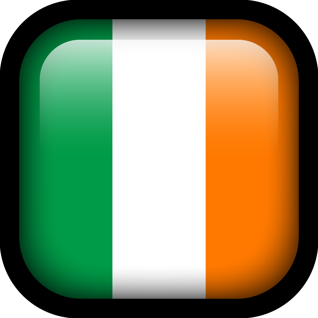 1024x1024 Ireland Flag Icon Square Flags Iconset Hopstarter