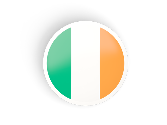 640x480 Round Concave Icon Illustration Of Flag Of Ireland