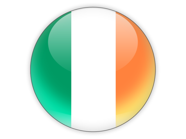 640x480 Round Icon Illustration Of Flag Of Ireland