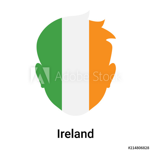 500x500 Ireland Icon Vector Sign And Symbol Isolated On White Background