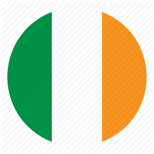 512x512 Color, Country, Europe, Flag, Ireland, Nation, Round Icon