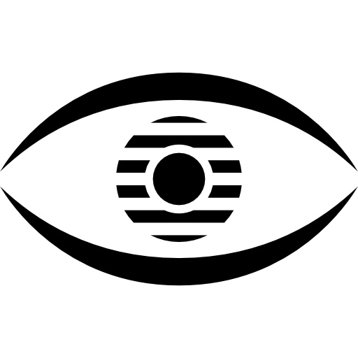 512x512 Eye With Striped Iris Icons Free Download