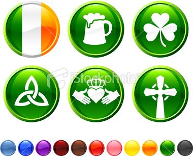 380x306 Irish Icon Image Set Inspirations For Nail Art Vector Art
