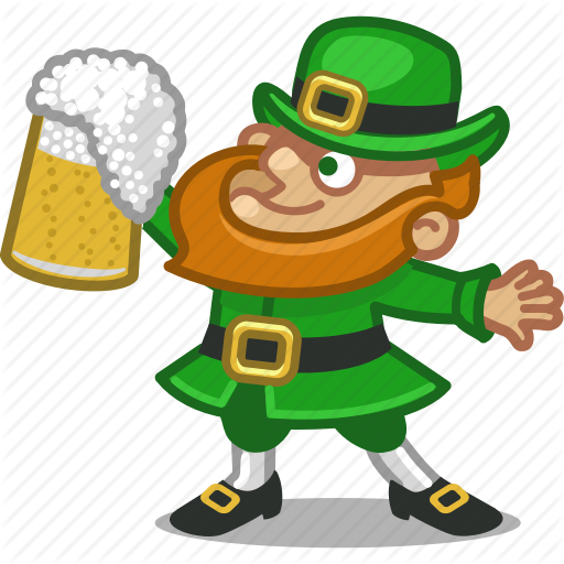 512x512 Beer, Drink, Ireland, Irish, Leprechaun, Person, Saint Patrick Icon
